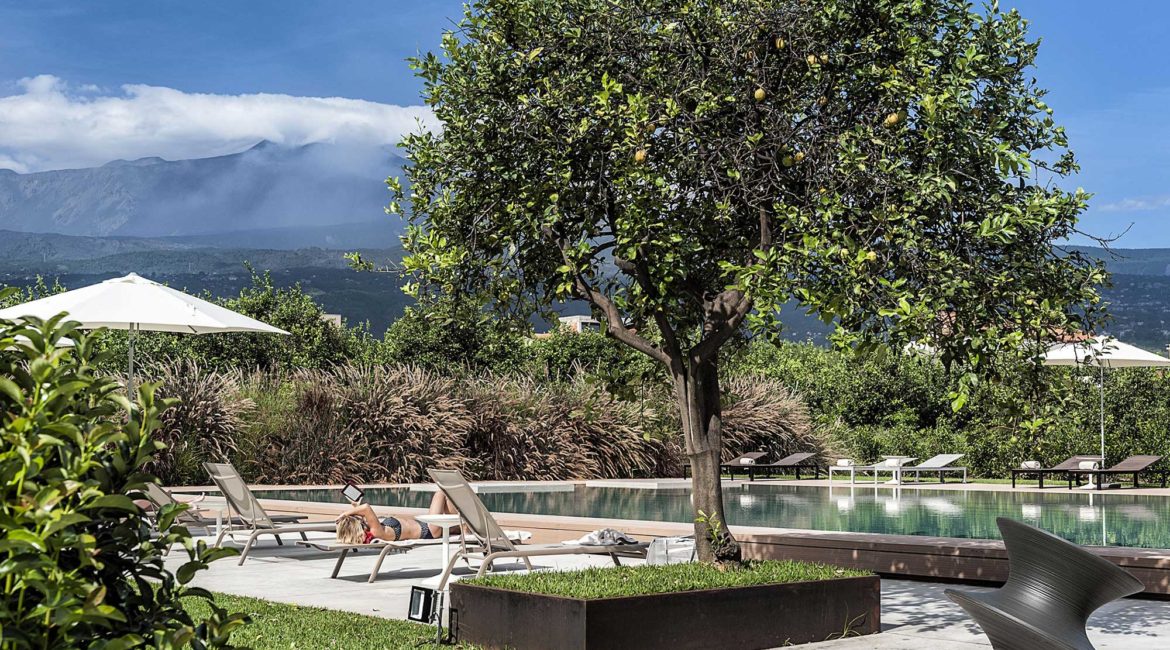 Ramo D'Aria pool and citrus garden