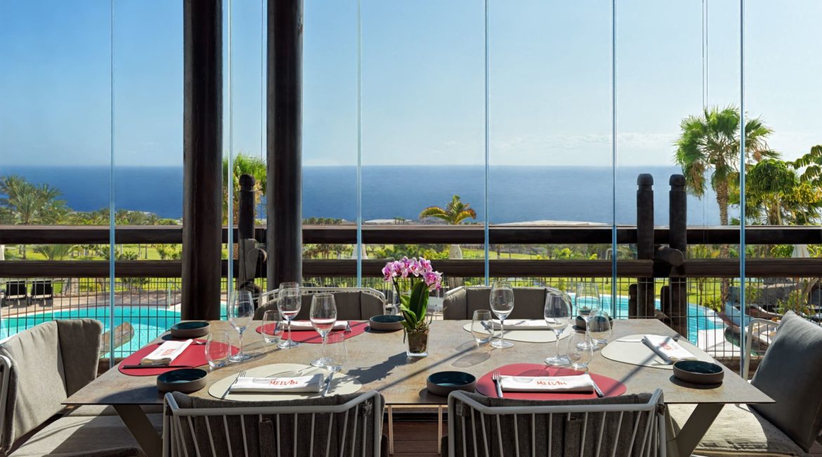 La Terrazas De Abama Suites Melvin Restaurant Sea Views